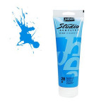 Peinture acrylique étude Studio 100ml - 28 - Bleu céruléum