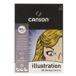 Bloc de papier Illustration BD 250 g/m² - 21 x 29,7 cm (A4)