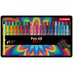 Feutres Stabilo Pen 68 - 40 couleurs assorties