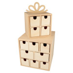 Meuble en bois Cadeau 2 pcs