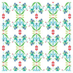 Bloc 60 feuilles imprimées 170 g/m² 30 x 30 cm Folk