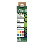 Peinture Vitrail set Initiation 6 x 20 ml